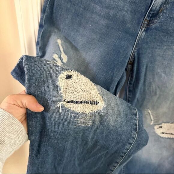 Tommy Hilfiger Women’s Distressed High Rise Balloon Jeans Size 6 - Picture 5 of 13